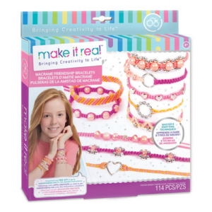 Bracelets d'amitié en macramé MAKE IT REAL