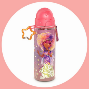 Gourde plastique avec paille 650 ml