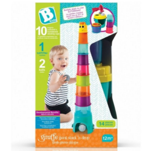 La tour d'empilage Girafe XL INFANTINO