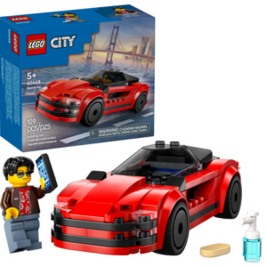 La voiture de sport rouge lego 60448