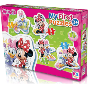 Mon premier puzzle Minnie 4 en 1 KS GAMES