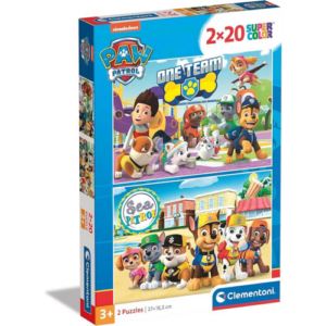 Puzzle 2x20 pièces Paw Patrol