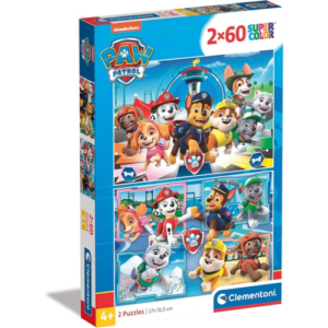 Puzzle 2×60 pièces Paw Patrol