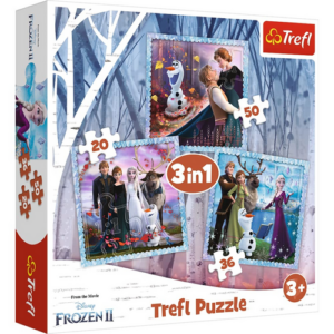 Puzzle 3 en 1 Frozen