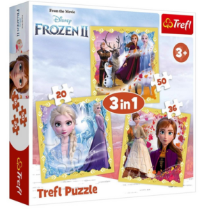 Puzzle 3 en 1 Frozen