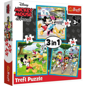 Puzzle 3 en 1 Mickey