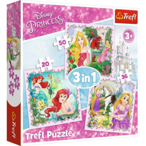Puzzle 3 en 1 Princess