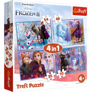 Puzzle 4 en 1 Frozen