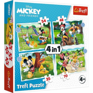 Puzzle 4 en 1 Mickey