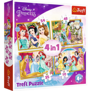 Puzzle 4 en 1 Princess