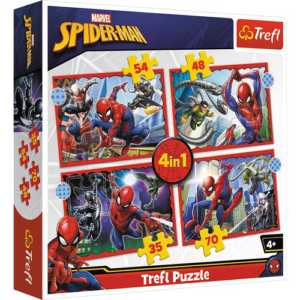 Puzzle 4 en 1 Spiderman
