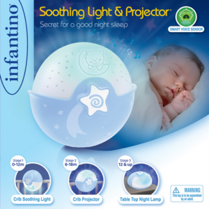 Veilleuse projecteur 3 en 1 évolutive INFANTINO