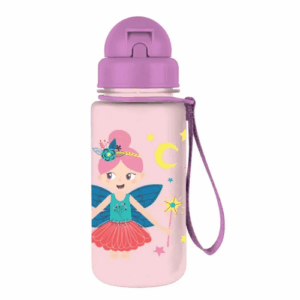 Gourde plastique 400 ml avec paille MUST