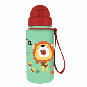 Gourde plastique 400 ml avec paille MUST