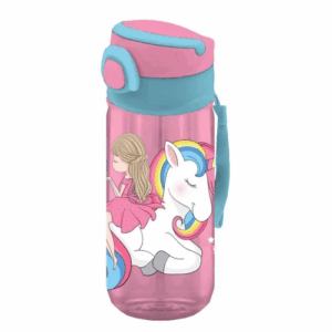 Gourde plastique 500 ml avec paille MUST