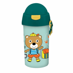 Gourde plastique 500 ml avec paille MUST