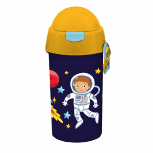 Gourde plastique 500 ml avec paille MUST