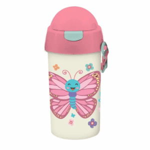 Gourde plastique 500 ml avec paille MUST