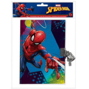 Journal avec cadenas Spiderman