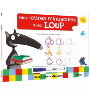 Les lettres minuscules avec loup