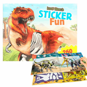 Livre d'autocollants DINO WORLD