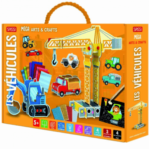Mega box Arts & Crafts les Véhicules SASSI JUNIOR