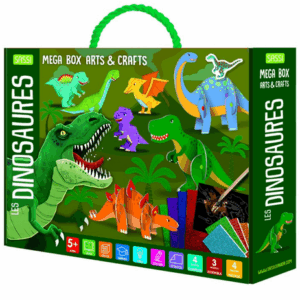 Mega box Arts & Crafts les dinosaures SASSI JUNIOR