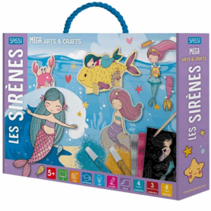 Mega box Arts & Crafts les sirènes SASSI JUNIOR