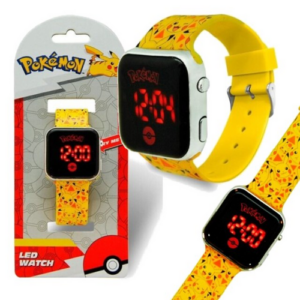 Montre-bracelet numérique à LED POKEMON avec calendrier