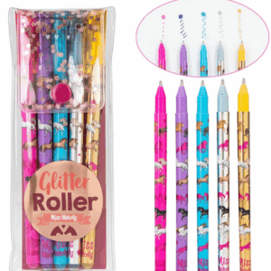 Paquet de 5 stylos pailleté Miss Melody