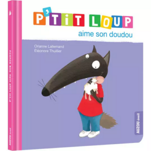 Ptit loup aime son doudou
