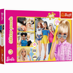 Puzzle Glitter Barbie 100 pcs