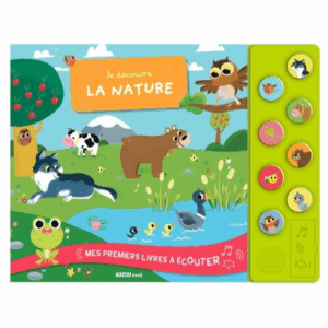 Livre sonore je découvre la nature AUZOU