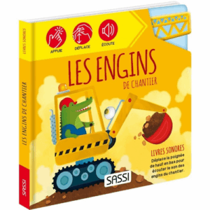 Livre sonore les engins de chantier Sassi Junior