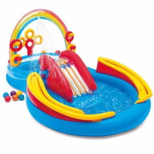 Aire de jeux gonflable Arc en ciel INTEX