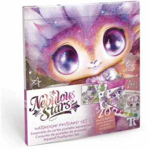 Ensemble de cartes postales aquarelle