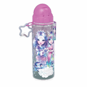 Gourde plastique avec paille 650ml