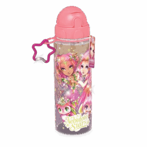 Gourde plastique avec paille 650ml