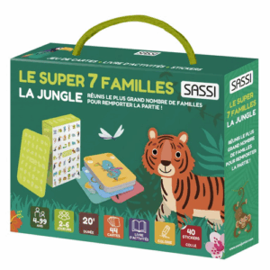 Le super 7 familles la jungle SASSI JUNIOR