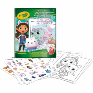 Livre de coloriage et d'autocollants Gabby Crayola