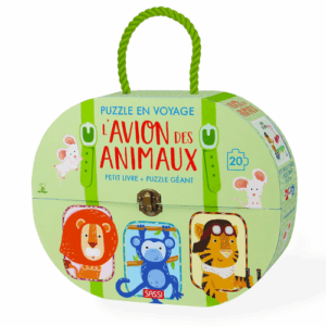 Puzzle en Voyage l'avion des animaux SASSI JUNIOR