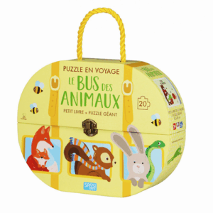 Puzzle en Voyage le Bus des Animaux SASSI JUNIOR