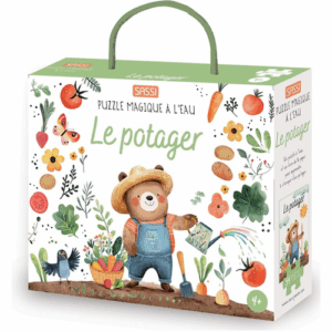 Puzzle magique à l'eau le potager SASSI JUNIOR