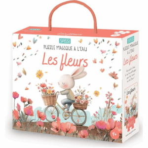 Puzzle magique à l'eau les fleurs SASSI JUNIOR