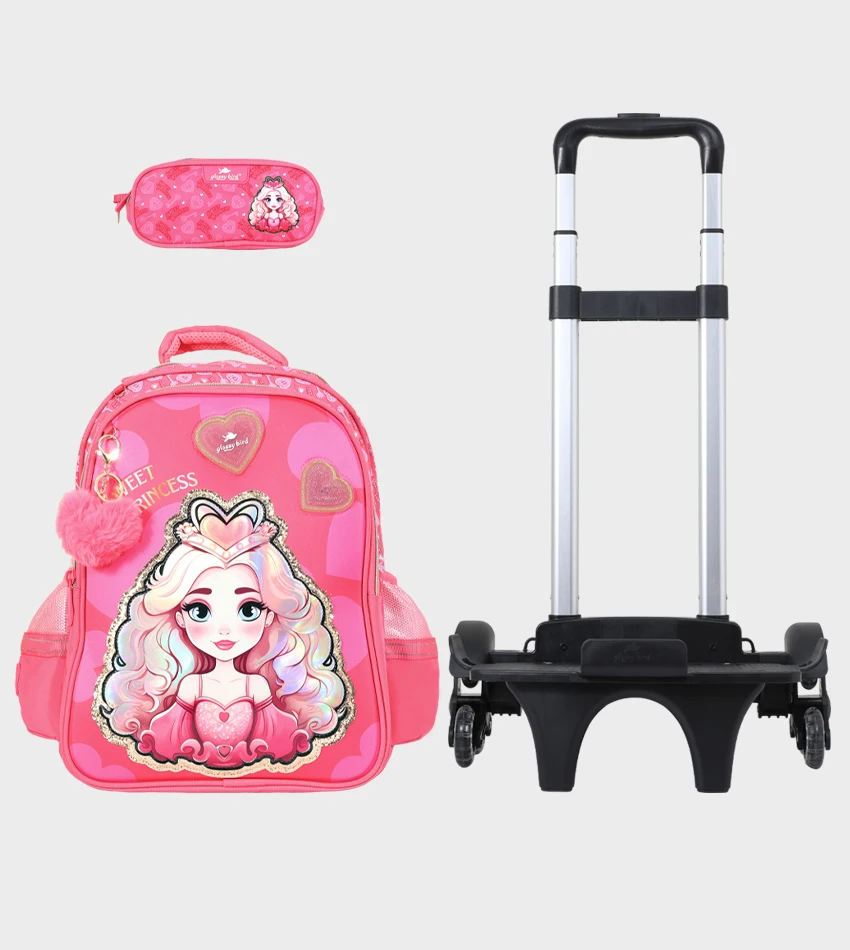 Sac à dos avec chariot 2 pcs GLOSSY BIRD