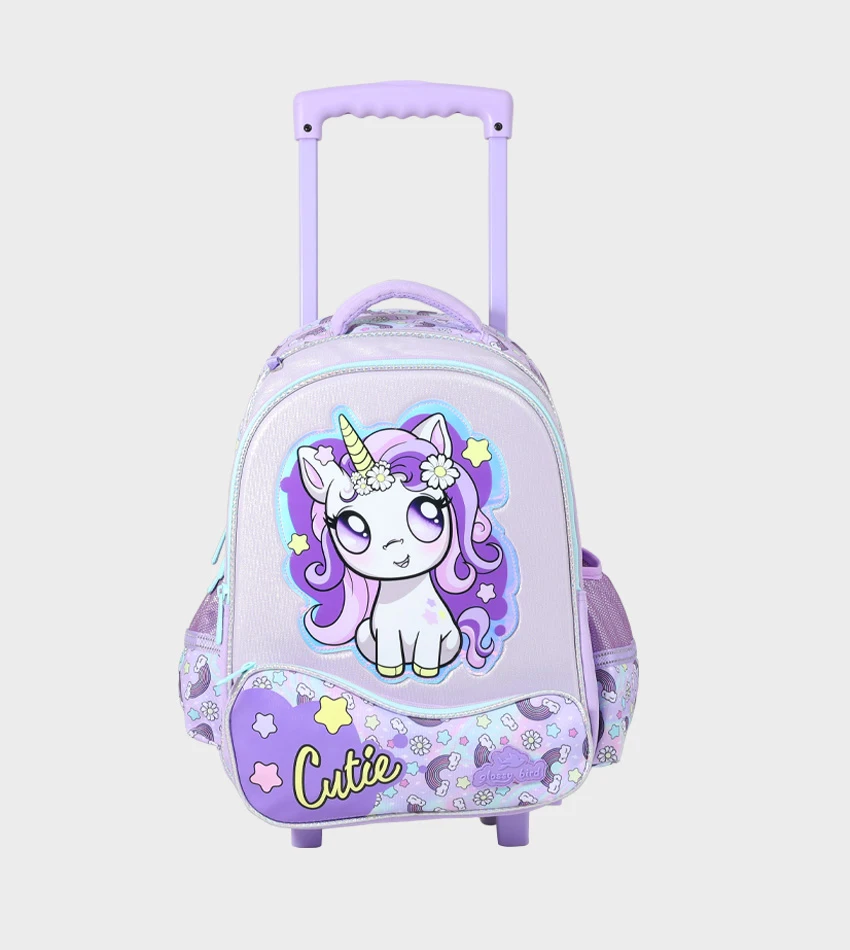 Sac à dos avec chariot 3 Pcs GLOSSY BIRD – Image 2