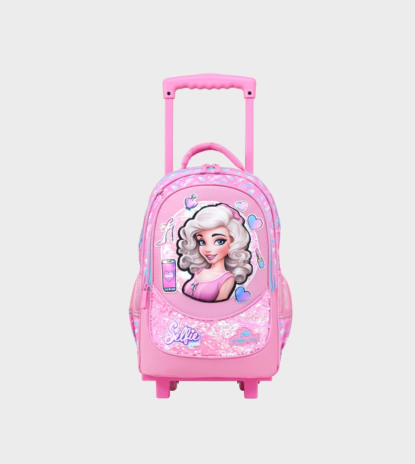 Sac à dos avec chariot 3 pcs GLOSSY BIRD – Image 2