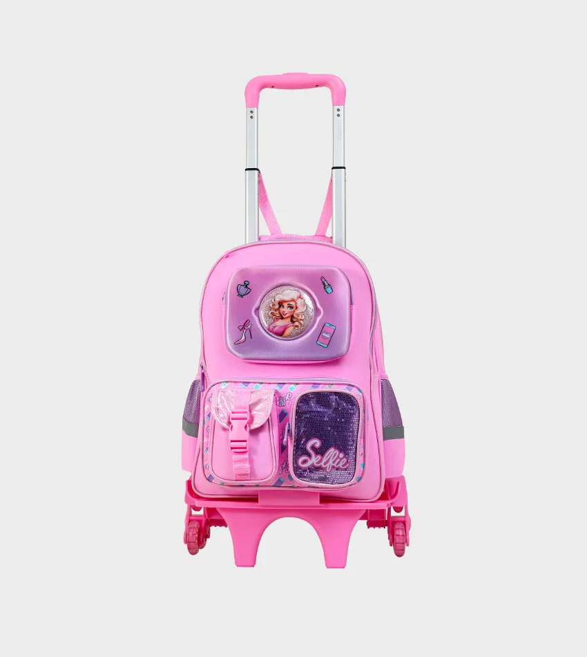 Sac à dos avec chariot 3 pcs GLOSSY BIRD – Image 2