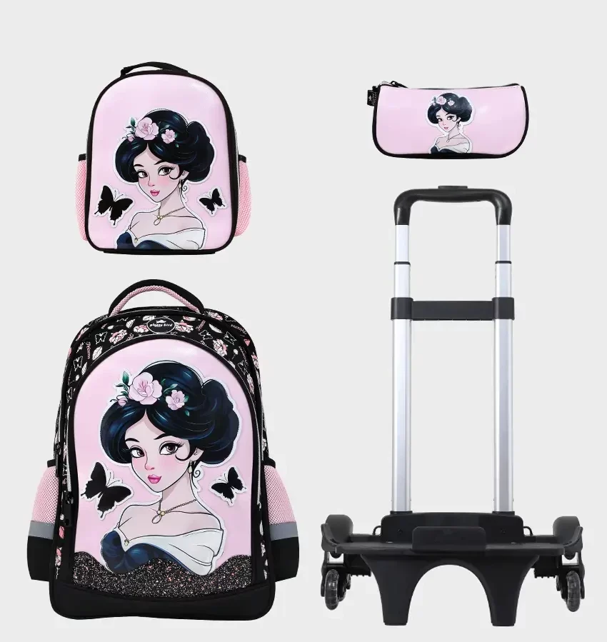 Sac à dos avec chariot 3 pcs GLOSSY BIRD