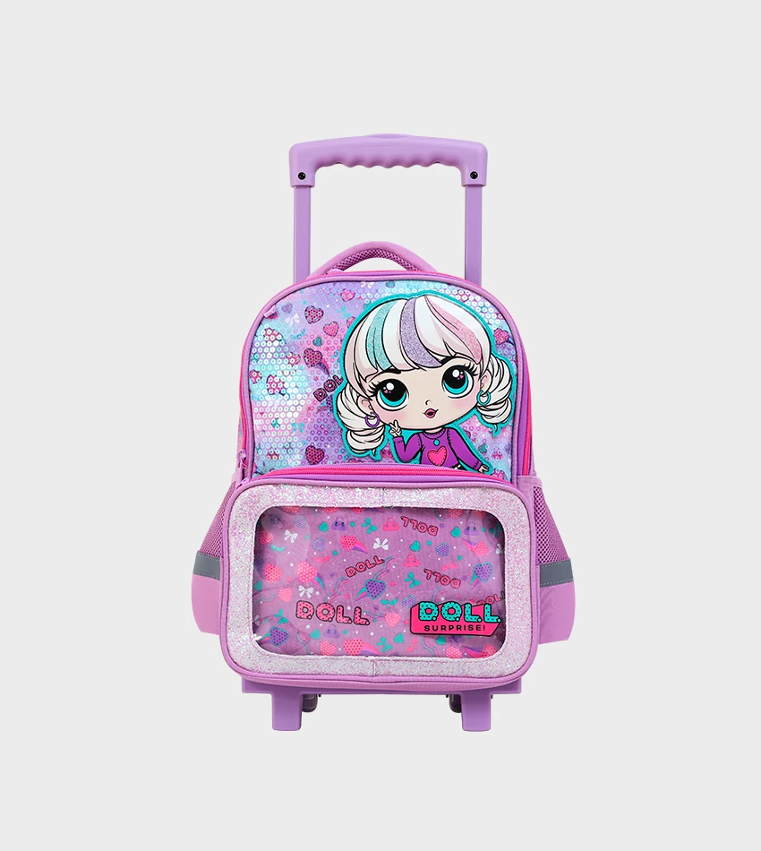 Sac à dos avec chariot 3 Pcs GLOSSY BIRD – Image 2